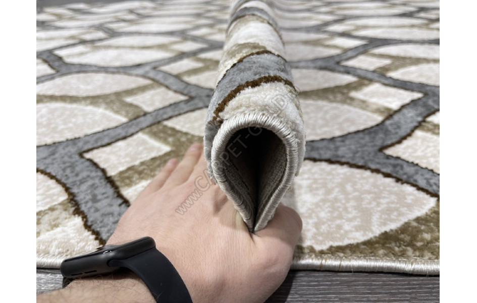 Турецкий ковер 40383B_COKME BEJ / ACIK GRI