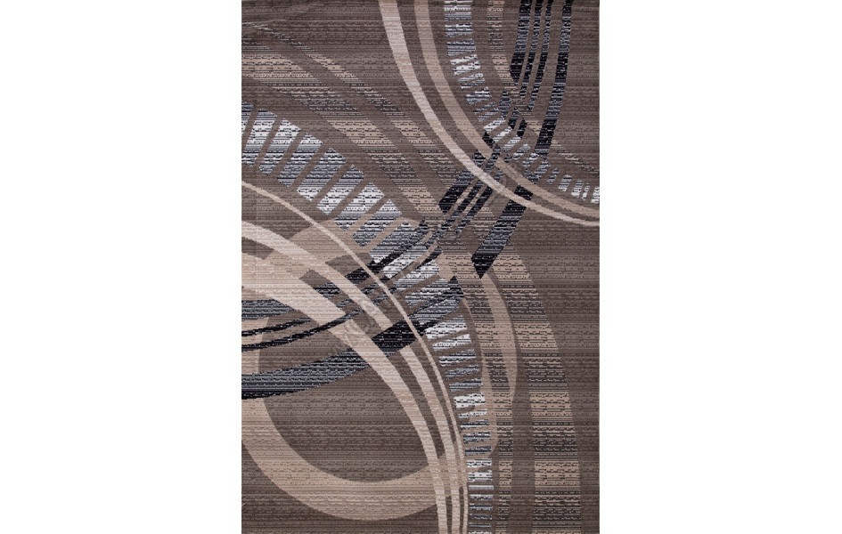 Ковер D284 - BEIGE-BROWN 2 - Прямоугольник - коллекция SIERRA