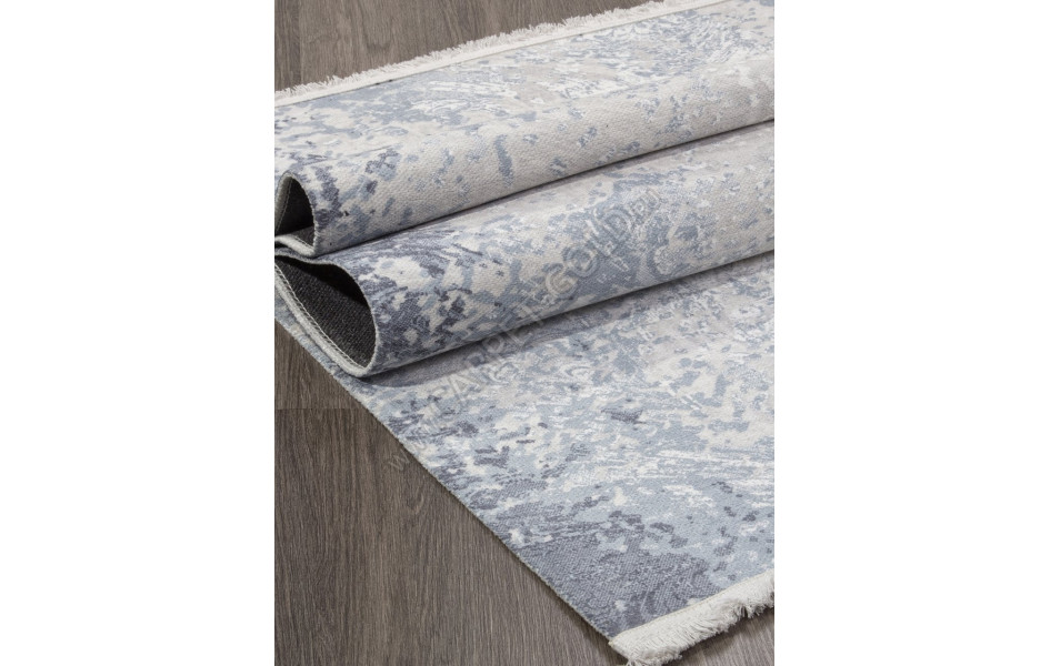Ковер AB189A - GREY / BLUE - Прямоугольник - коллекция LOTUS