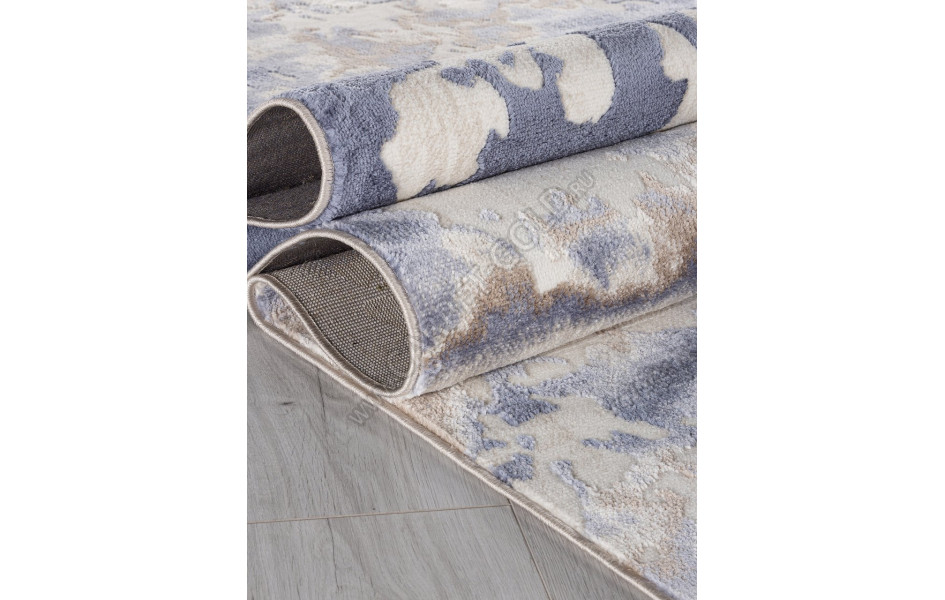 Ковер O1125 - 730 BEIGE / BLUE - Прямоугольник - коллекция SAMIRA