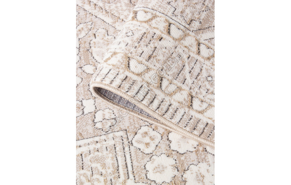 Ковер 04293A - BEIGE FDY / CREAM HB - Прямоугольник - коллекция NOVA